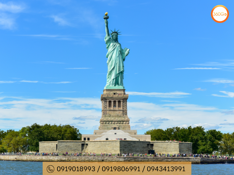 Tượng Nữ Thần Tự Do món quà đặc biệt từ nhân dân Pháp tặng cho nhân dân Mỹ - Du lịch 360Go